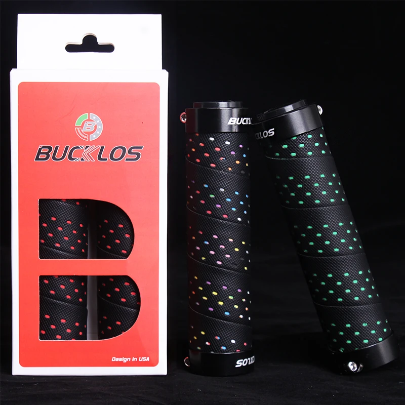 

BUCKLOS MTB Handles Mountain Bike Grip Cuffs Bicycle Handlebar Grip Non Slip Comfortable Handles Cuff for MTB Road BMX Bike Part