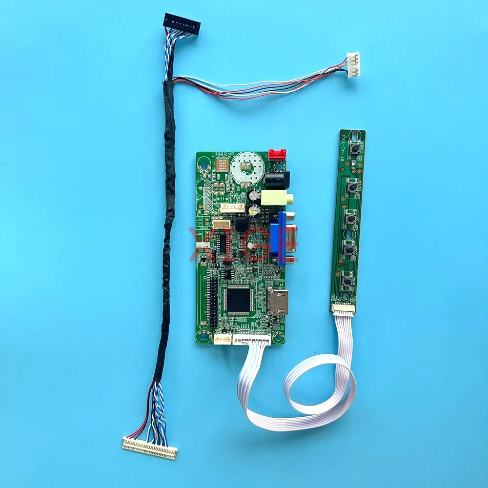 Фото Плата драйвера контроллера ЖК-дисплея подходит для HSD100IFW1 HSD100IFW2 VGA LVDS 30-контактный комплект 1024*600 экран HDMI-совместимый динамик 10,1 дюйма №3