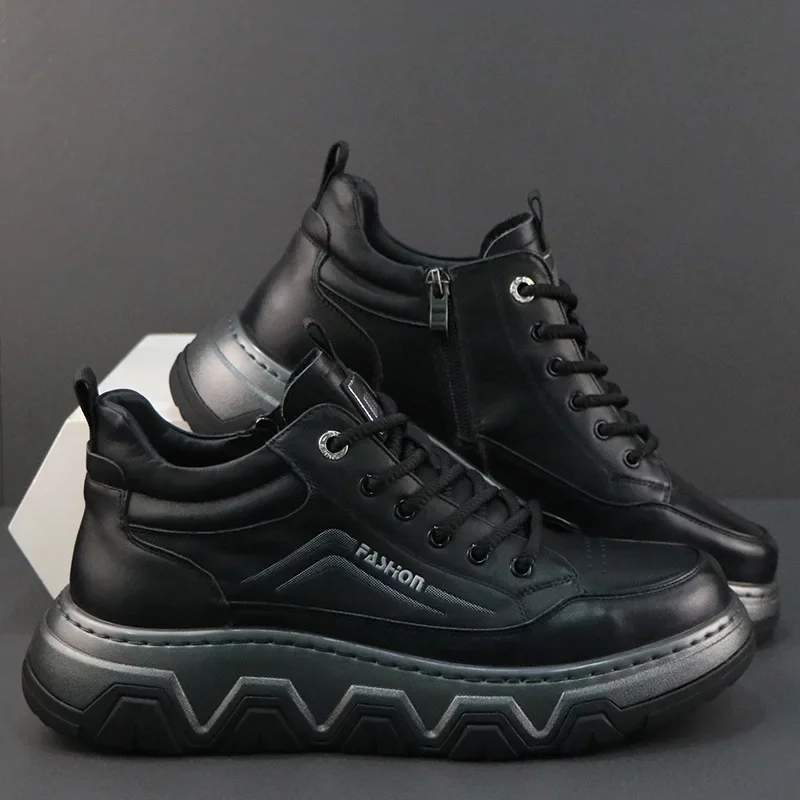 CLAIAMI модная мужская обувь из натуральной коровьей кожи легкая спортивная на