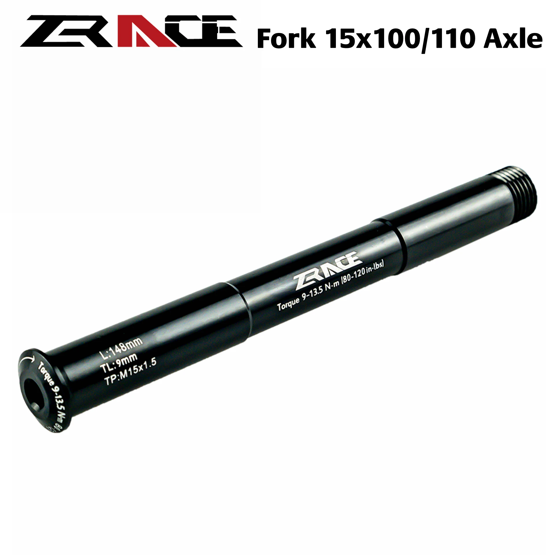 ZRACE MTB fork QR15x100 / QR15x110 Thru Axle Lever Accessories for ROCKSHOX / FOX 35g, 15x100 15x110 QR15 15*100 15*110