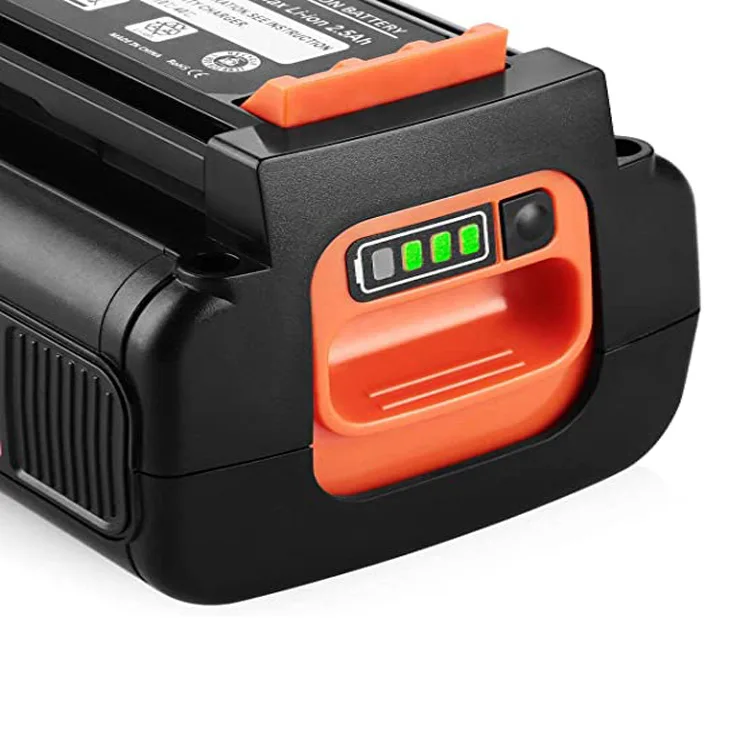 

Высокая емкость для Black & Decke 40v BL2036 LBX2040 LBXR36 LBXR 2036