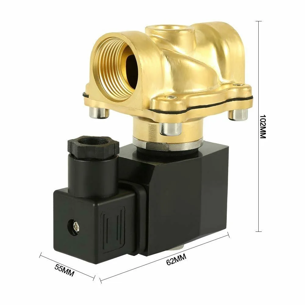 

62 Mm/55 Mm/102 Mm Brass Electric Solenoid Valve Water Air Inlet Flow Switch For Solar Water Heater Valve Water Heater Air Sola
