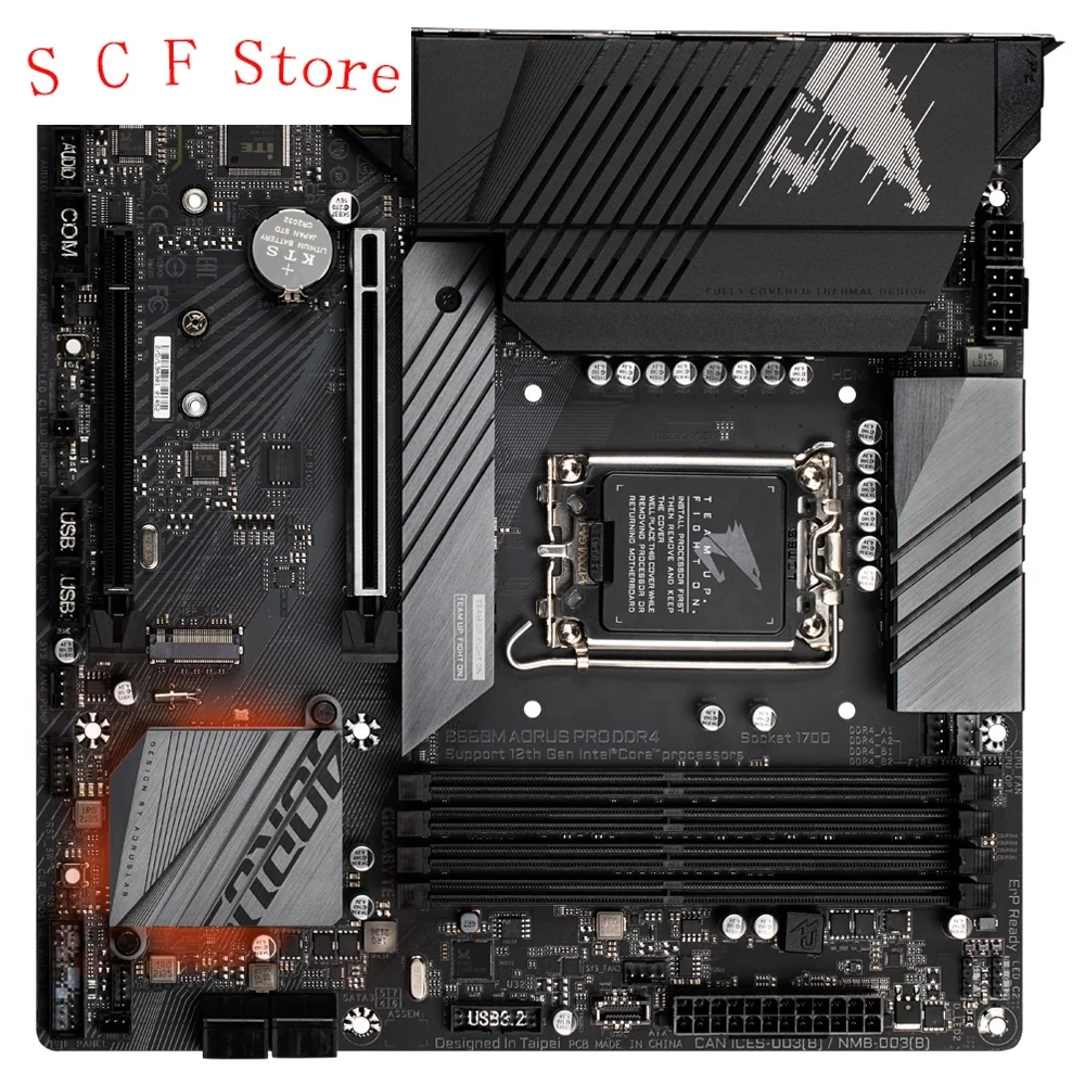 

Для B660M AORUS PRO DDR4 для Gigabyte LGA1700 B660 128 Гб Поддержка 12-го ЦП Micro ATX настольная материнская плата