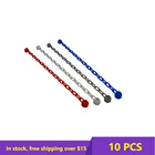 Пластинчатый кирпич, совместимый с 60169 30104 1x16, цепочка из частиц на обоих концах, цепочка для строительных блоков, детали сделай сам, 10 шт.