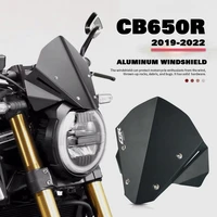 motorcycle for honda cbr 650r 2019 cbr 650 r 2019 cb650r neo sports cafe 2020 2021 windshield windproof windscreen deflector