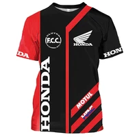 3d printed mens t shirts t shirts with the honda logo casual casual outdoor 2022 street t shirts