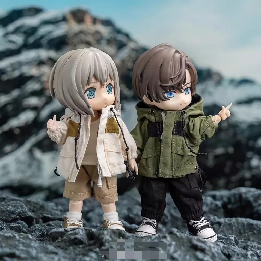 Yuri уличная куртка пальто повседневная спортивная одежда костюм для OB11 P9 1/12 BJD