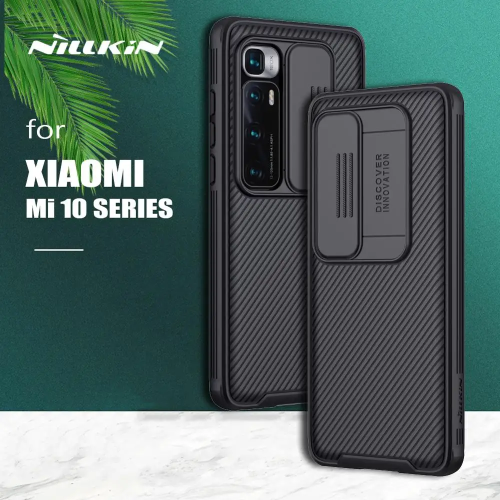 

for Xiaomi Mi 11 5G 10 Ultra Case Nillkin CamShield Case Slide Camera PC Frosted Shield for Xiaomi Mi 11 10 Ultra Mi10 Pro Case