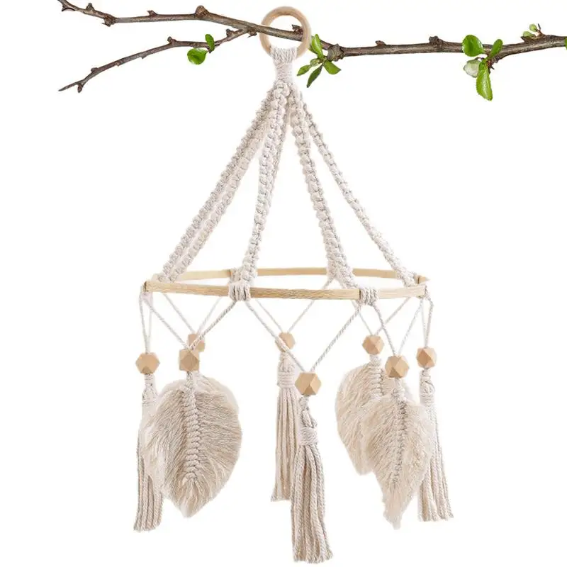 

Богемный Декор для дома, трехмерный Макраме-орнамент, домашний Плетеный кулон с бахромой для гостиной, сада, спальни, балкона, бохо