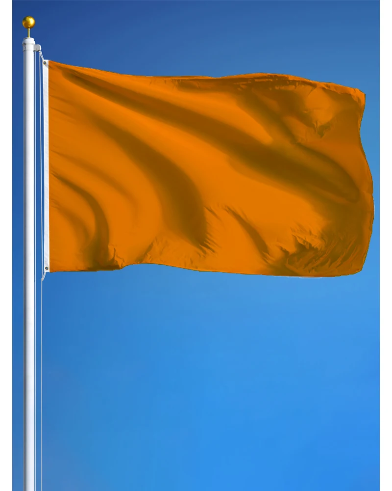 

Оранжевый флаг 90x150 см, однотонный баннер из полиэстера, цифровой печатный баннер штора-гобелен постер