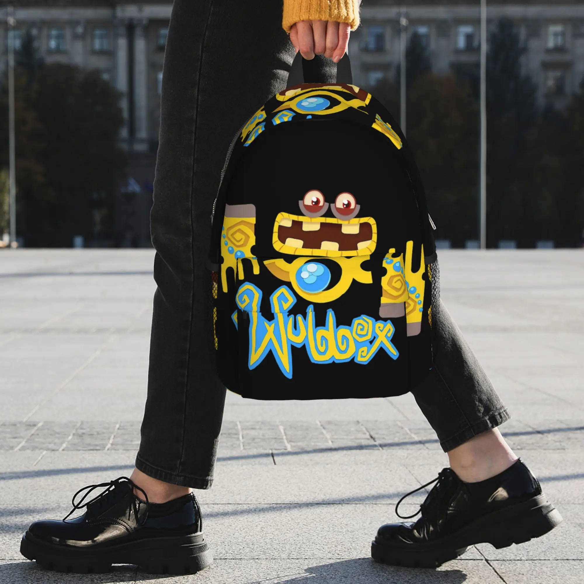 Фото Рюкзак Wubbox My Singing Monsters, горячая распродажа, вместительный рюкзак для мальчиков и девочек, сумка через плечо для мужчин и женщин, школьная сумка №4