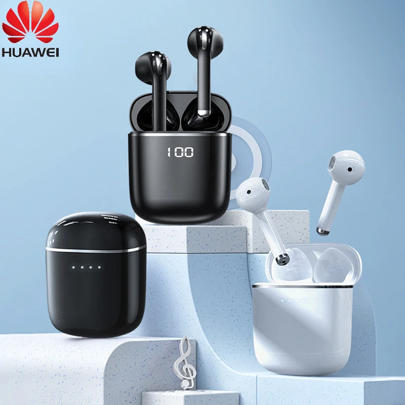 

TWS-наушники Huawei с поддержкой Bluetooth 5,0 и зарядным футляром
