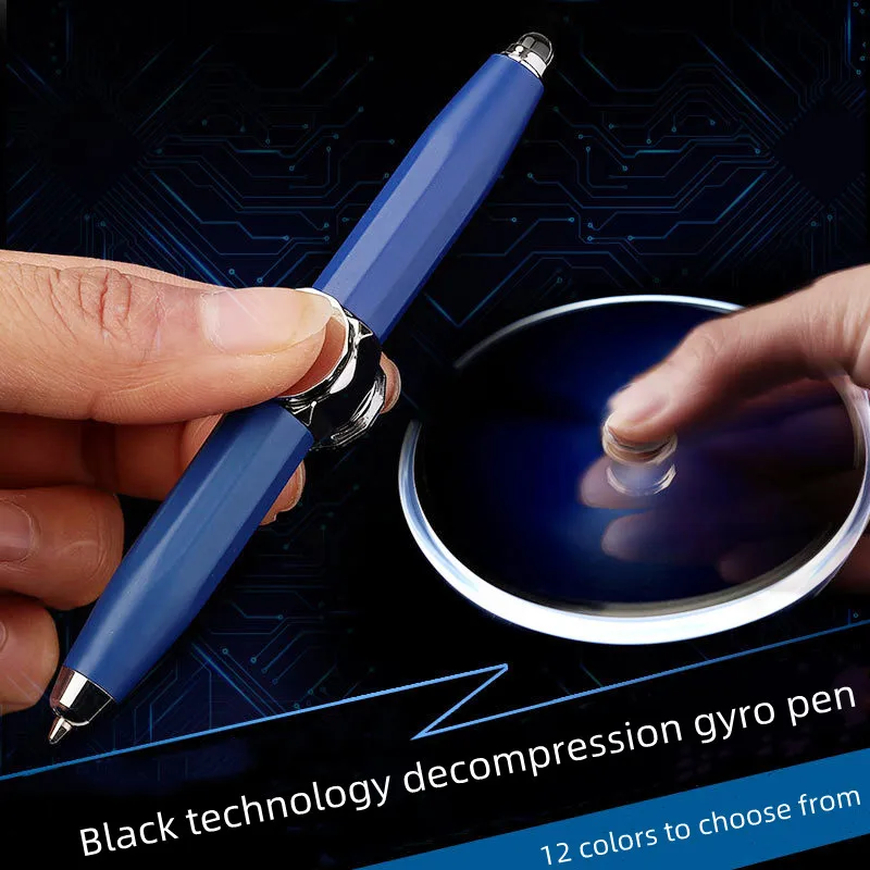 

Многофункциональные вращающиеся игрушки Black Tech для взрослых и детей, декомпрессионная Гироскопическая ручка для пальцев, нейтральные технические принадлежности