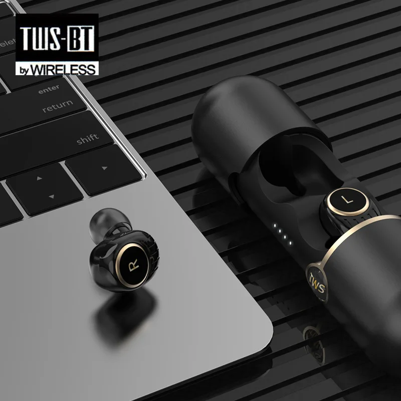 

TWS Bluetooth Earphones HiFi Stereo 5.0 Wireless EarphonesIn-ear Handsfree Headset Earbuds With Charging Box For Smartphone