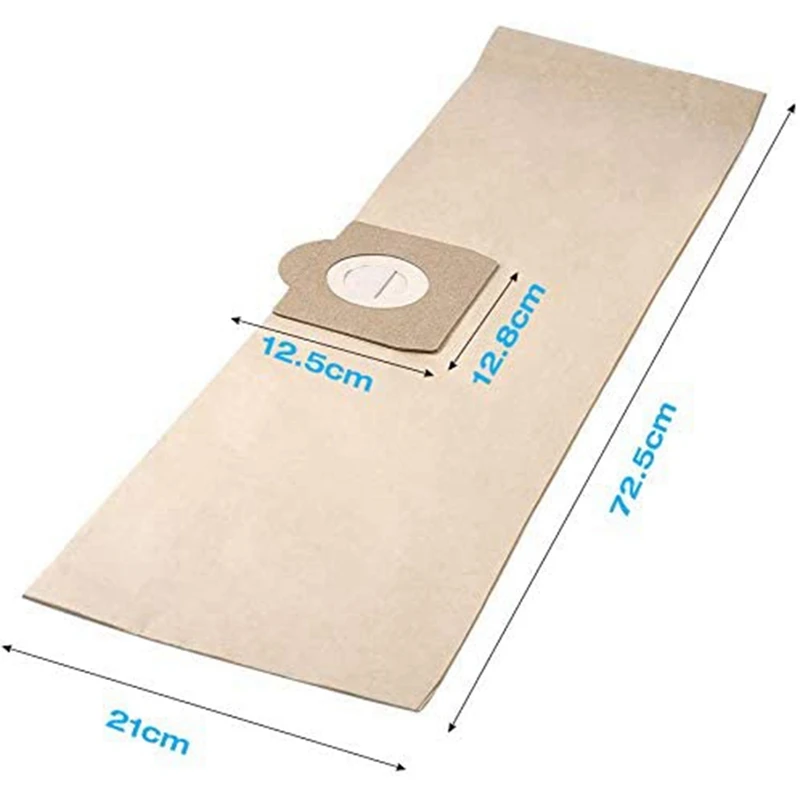 10 упаковок 6.959-130.0 Бумажный фильтр-мешок для сбора пыли A 2201/2204/2504 замены пылесоса