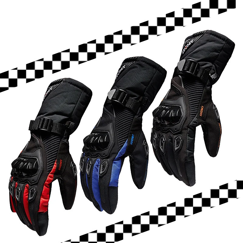 

SUOMY Motorcycle Gloves Men Waterproof Windproof Winter Moto Gloves Touch Screen Gant Moto Guantes Motorbike Riding Gloves