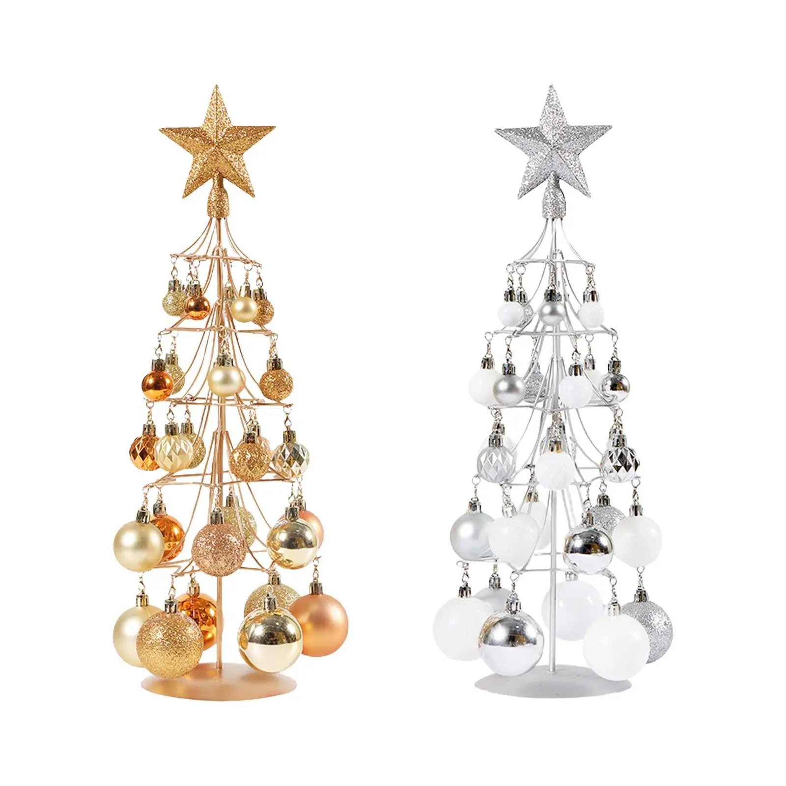 

Ornament Stand Star Topper Small Decorative Ball for Table Decoration