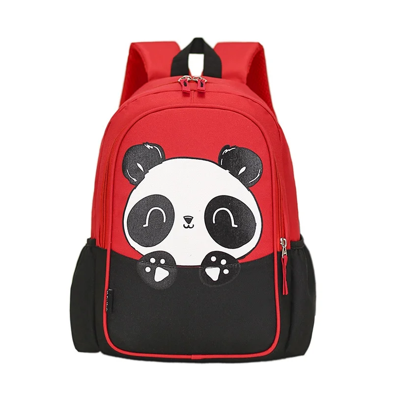 Grade 1-3 Primary Children Cartoon Backpacks New Girls Boys Students Panda Rabbit Cat Cute School Bags High-capacity All-match