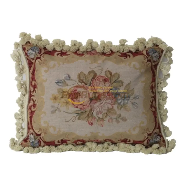 

Needlepoint викторианская нить, подушка в стиле барокко, мягкая накидка, Тканые вручную подушки