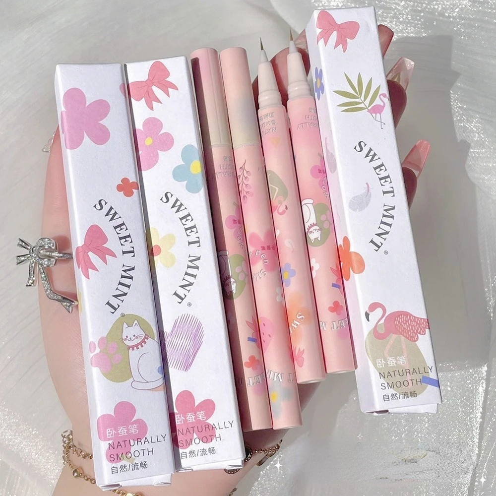 

Новая ультратонкая подводка для глаз Sweet Mint, водостойкая, не размазывается, для начинающих, легко наносить макияж, натуральный стойкий макия...