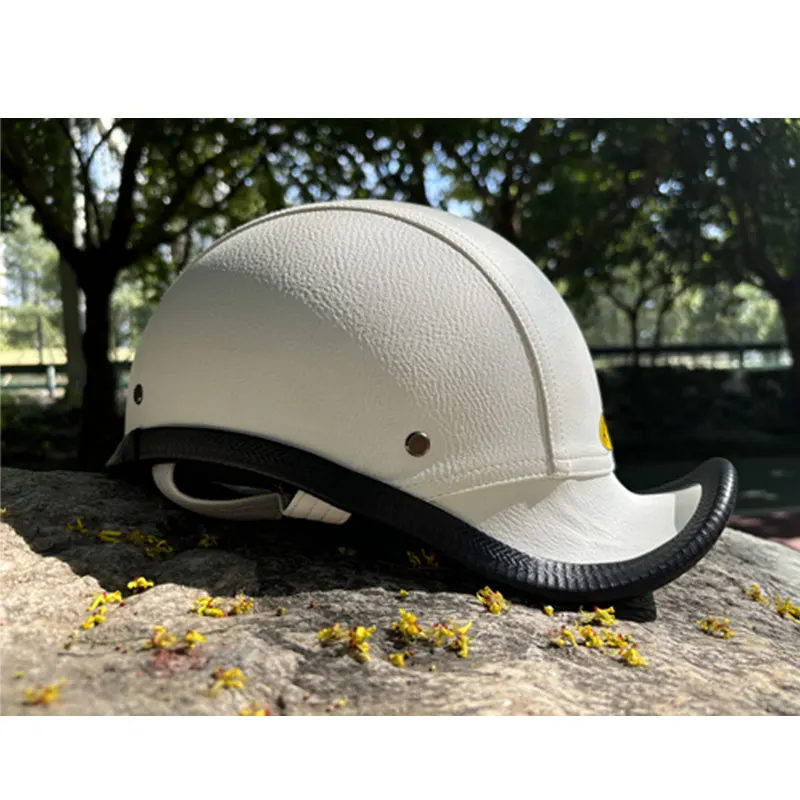 Бейсболка для мотошлема стиль кафе Racer чоппер самокат твердая Защитная шапка