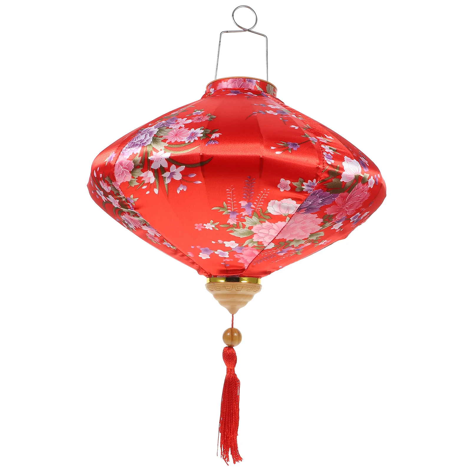 

Vietnamese Silk Lantern Red Chinese Lantern Japanese Flowers Lanterns Oriental Style Traditional Decoration New Year Wedding