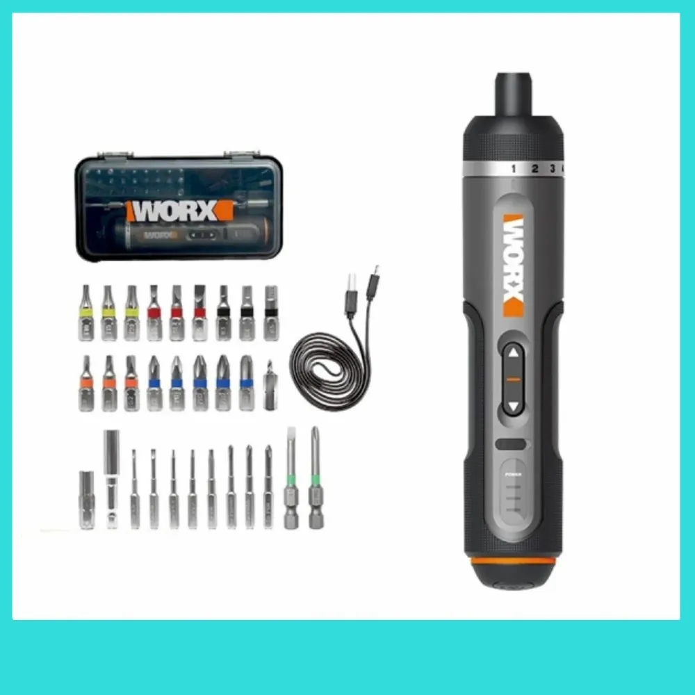 

Шуруповерт Worx WX242 Электрический Аккумуляторный с зарядкой от USB, 4 в