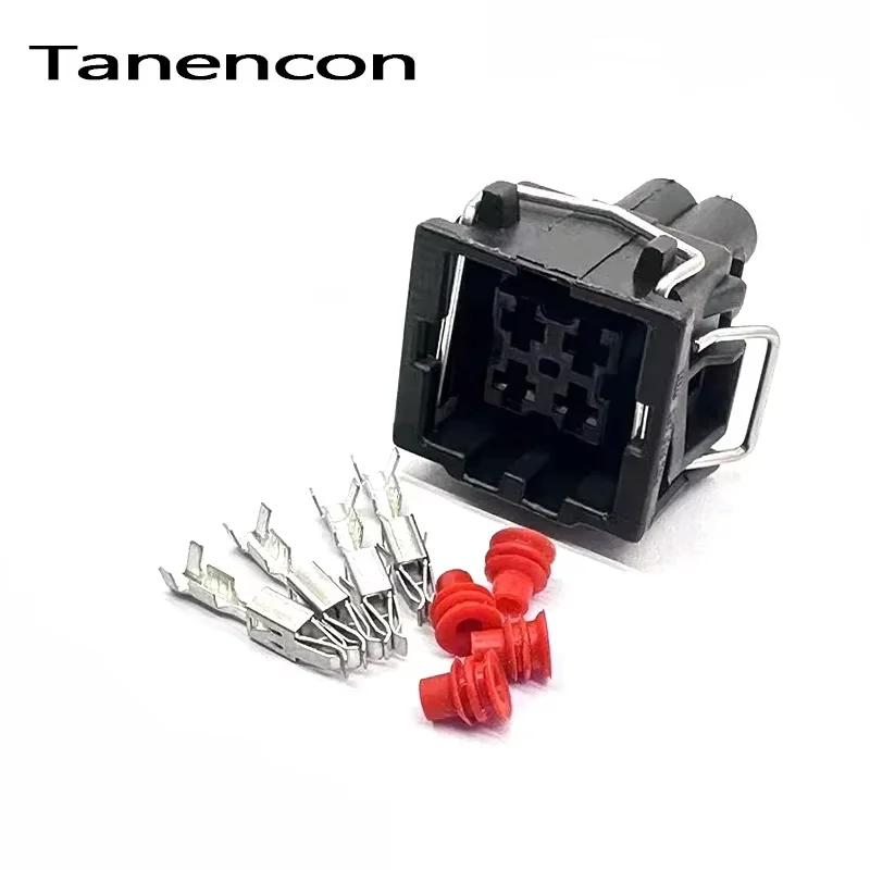 1 комплект 4-контактный 357919754 444524 -1 Tyco AMP Водонепроницаемый автомобильный разъем, вилка переключателя давления кондиционера для VW AUDI