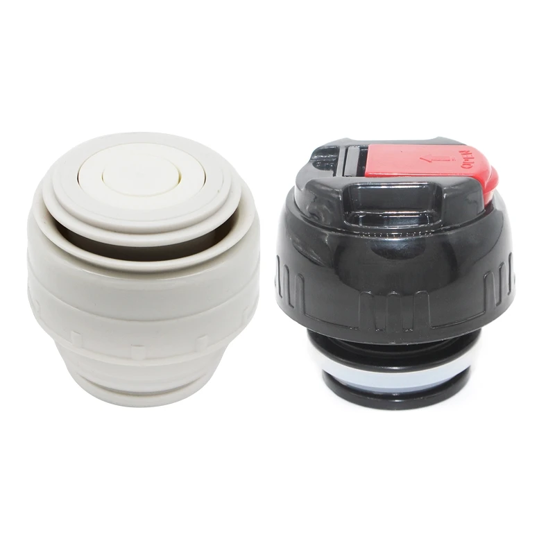 

Thermels Cover Lid 5.2cm Mouth Diameter Plastic Vacuum Flask Lids Thermos Cup Covers for Outdoor Traveling Portable Sealing Leak
