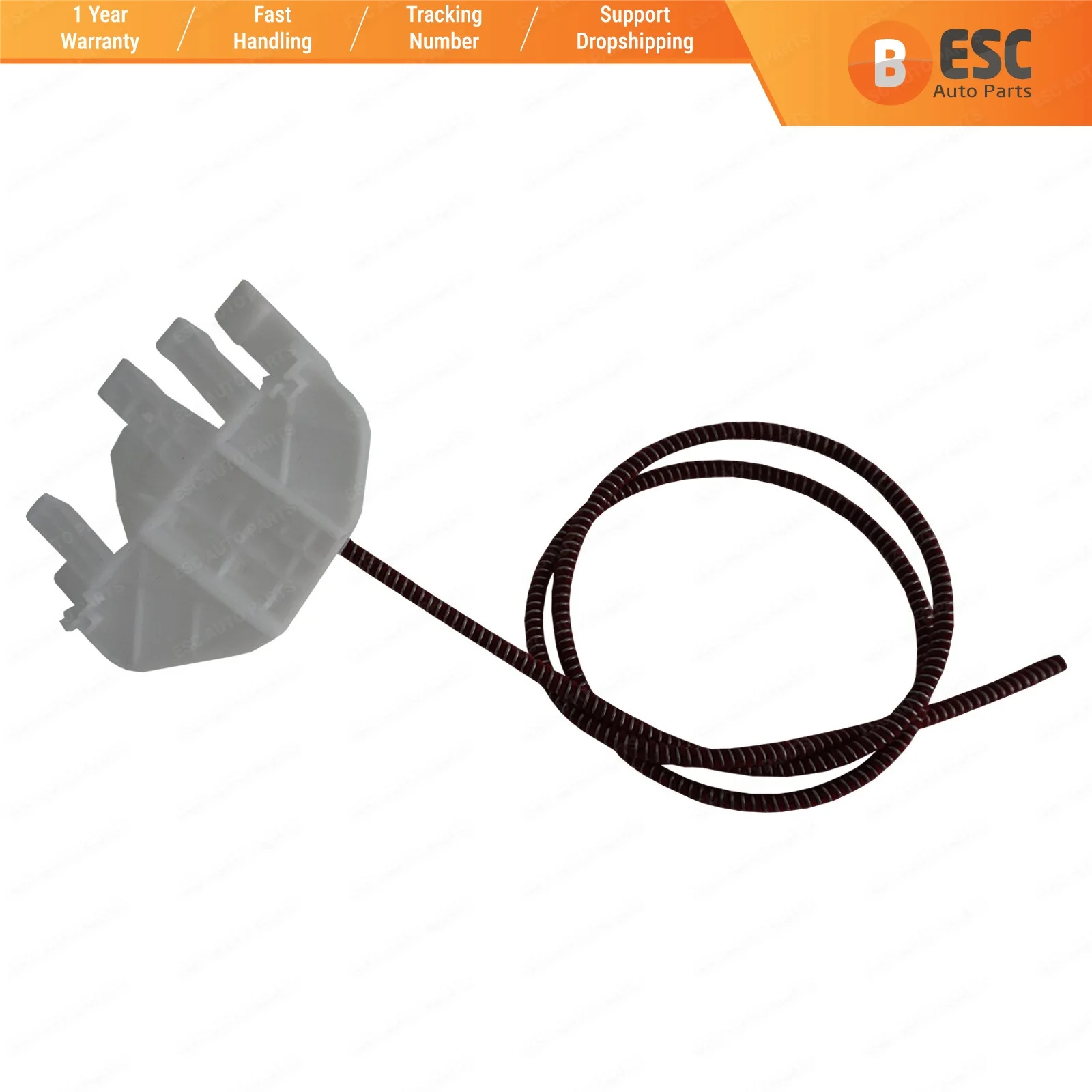 

ESC EWR5336 Window Regulator Bracket Clips Front Right 125-00140R for Jeep Liberty Mid-2006-2007 with redesign new cable