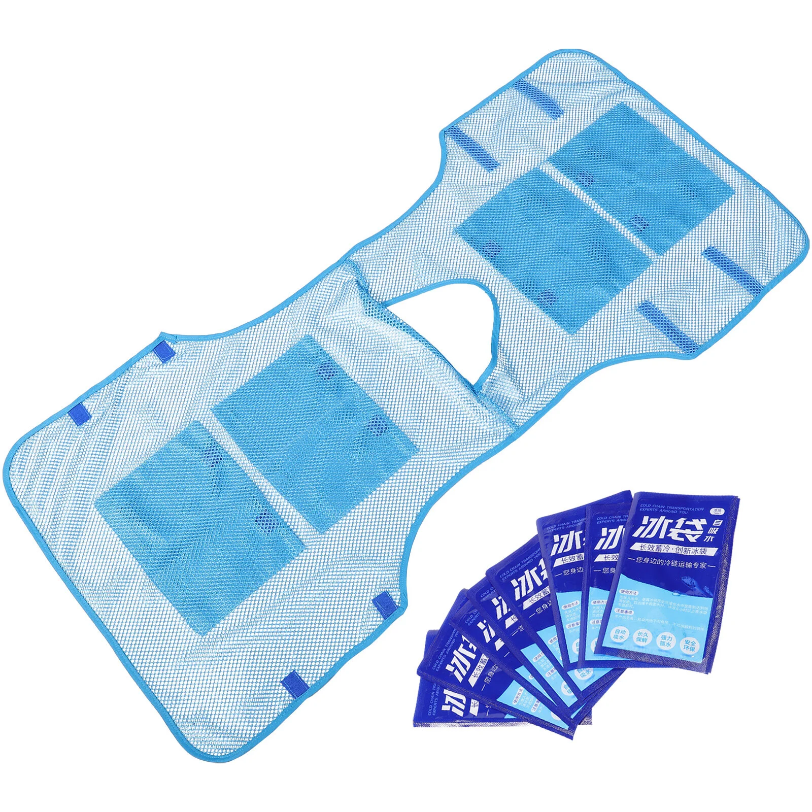 

Удобный ледяной жилет, мужской жилет, охлаждающий костюм, женская одежда из смеси волокон, топ Miss