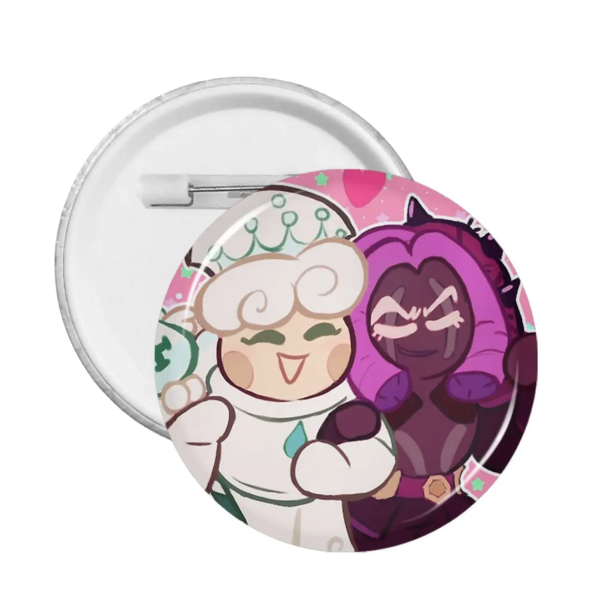 Milk And Purple Yam Cookie Run Kingdom Badge Gifts Cartoon Lapel Soft Button Pin Anime Badges for Clothes Brooch