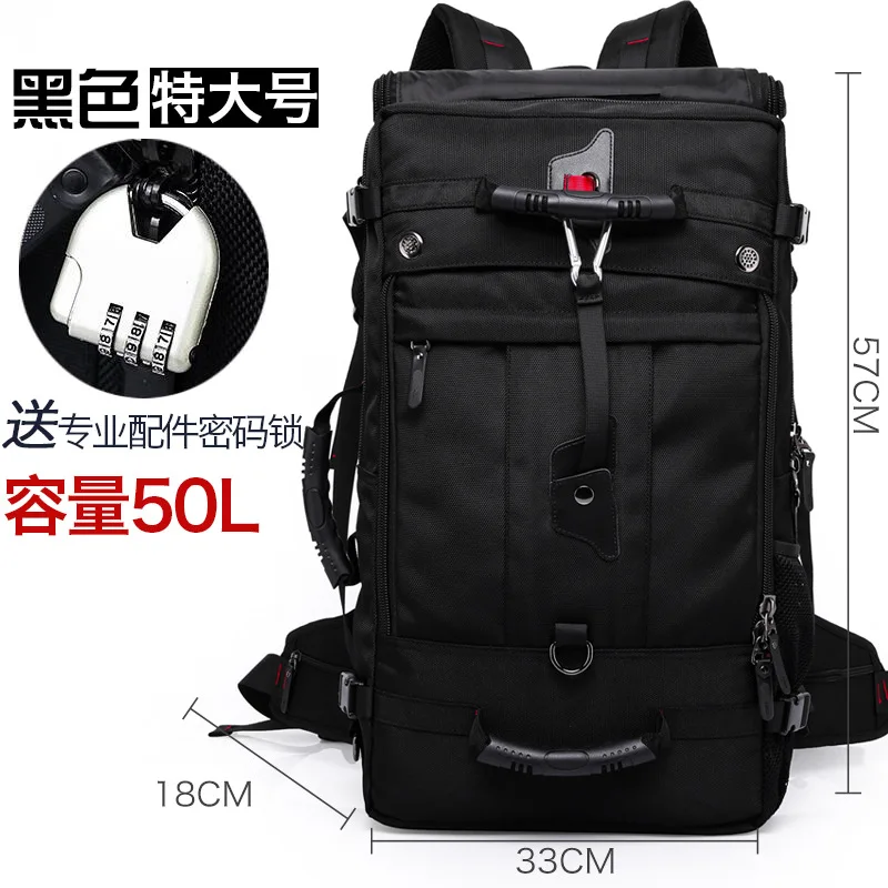 High Quality For Long Trips Large Volume 40L/50L Oxford Travel Bag Outdoor Multifunctional Hiking Mountaineering Bag