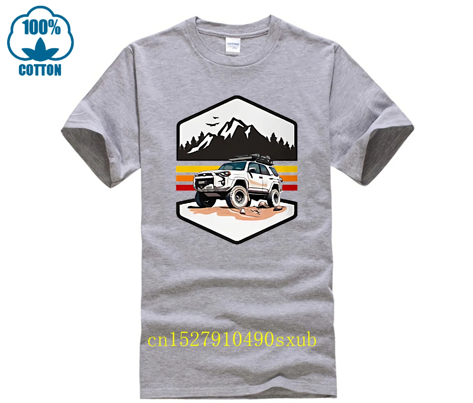 Модная летняя футболка 4Runner TRD Off-Road 4x4 5-го поколения Мужская