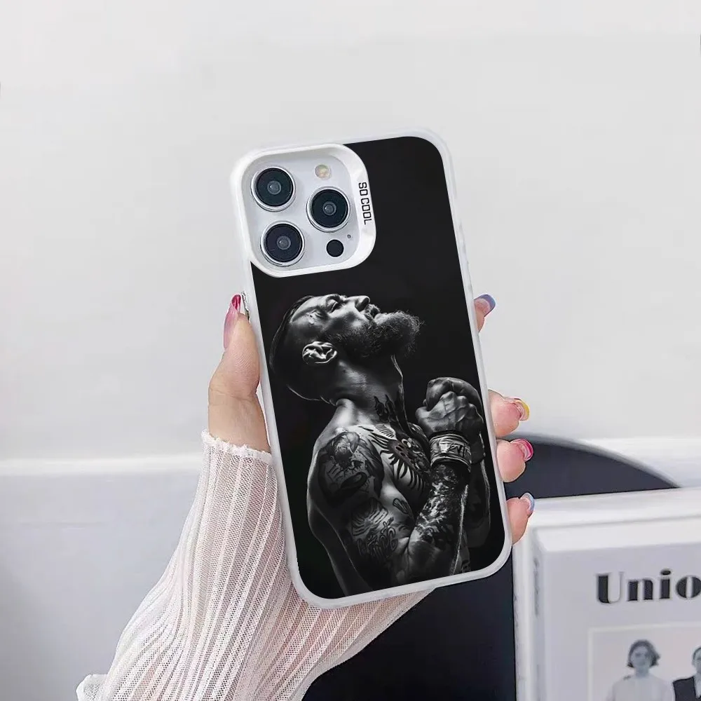 Чехол для телефона Conor McGregor iPhone 16 15 14 13 12 11 Pro Max Plus цветной противоударный