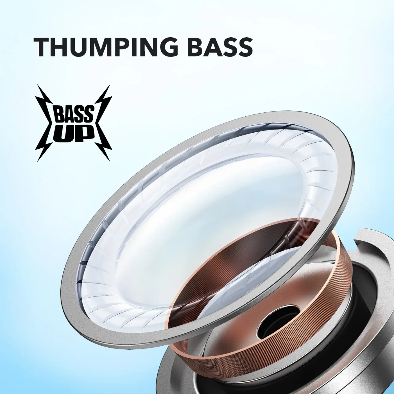 Soundcore by Anker P20i True Wireless Earbuds 10mm Drivers with Big Bass Bluetooth 5.3 30H Long Playtime Water-Resistant on - Беспроводные наушники Soundcore by Anker P20i True Wireless с драйверами 10 мм и большим басом, Bluetooth 5.3, 30 часовой продолж