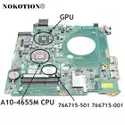 Материнская плата NOKOTION для ноутбука HP Pavilion 15-P 766715-501 766715-001, материнская плата DAY23AMB6C0 REV:C A10-4655M CPU