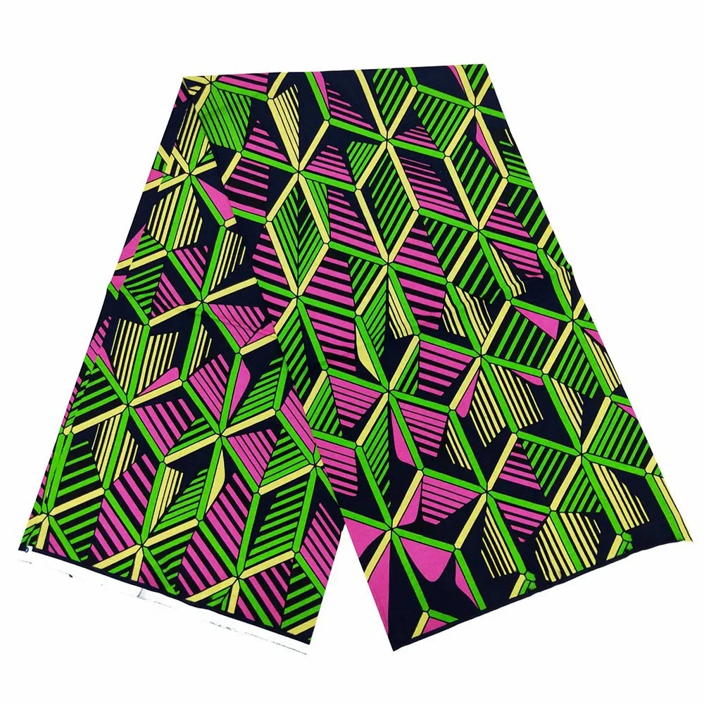 6 ярдов африканская восковая ткань Голландская окрашенная хлопковая мягкая