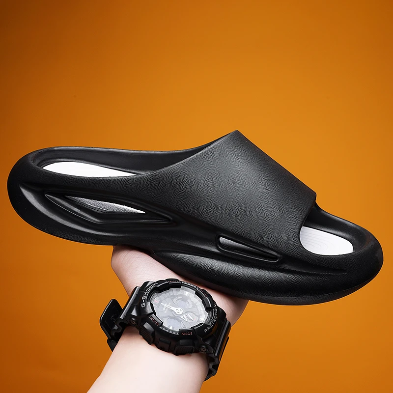 

Summer Men's Slippers PVC Men Home Slippers Indoor Bathroom Non Slip Flip Flops Platform Sandals Men Indoor Slides Slippers