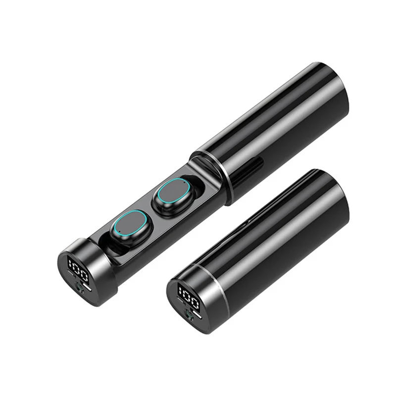 

Беспроводные наушники Mini Tws Bluetooth наушники для iPhone спортивные наушники-вкладыши стерео Музыкальная гарнитура с микрофоном черная