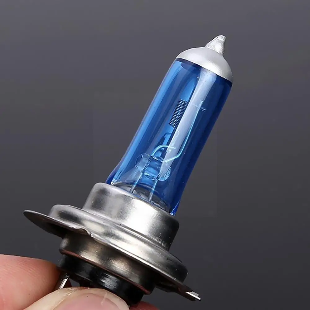Новые газовые галогенные лампы H7 6000k 2 шт. голубой корпус фонарь автомобильные