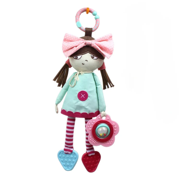 

Детские погремушки, симпатичная кукла-прорезыватель Polly для раннего развития, детская кроватка, игрушка для коляски, плюшевая подвесная игрушка для новорожденных