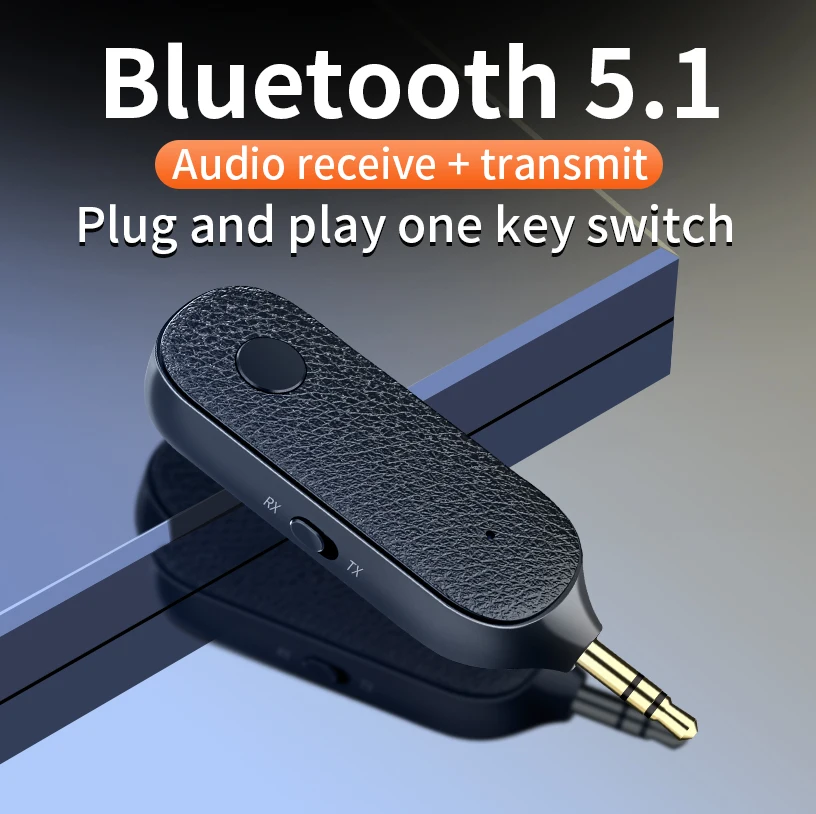 Tebe Bluetooth 5 1 приемник аудио адаптер 3 мм Aux беспроводной передатчик автомобильный