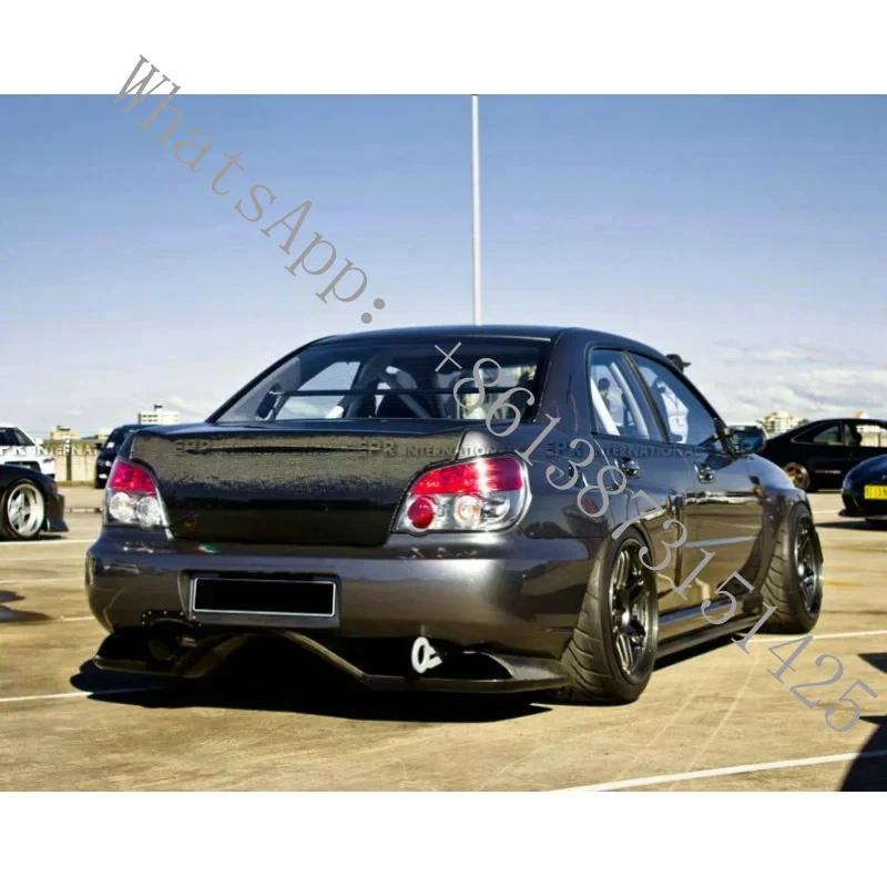 Фото Подходит для Impreza STI (7-го/8-го/9-го поколений) — задний спойлер и основание спойлера в стиле Voltex из углеродного волокна №1