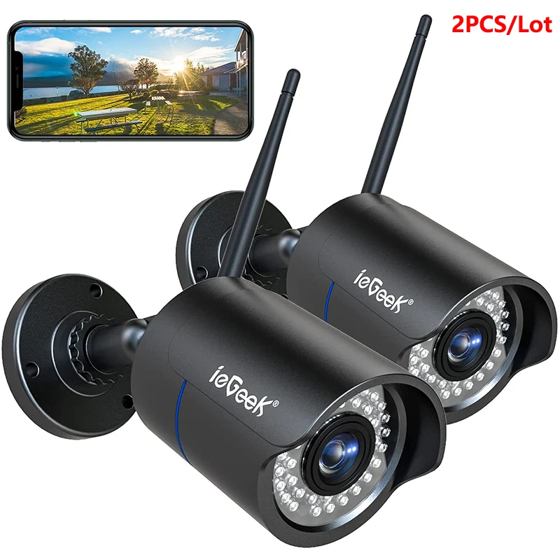 

IP-камеры ieGeek 1080P уличные с поддержкой Wi-Fi и датчиком движения