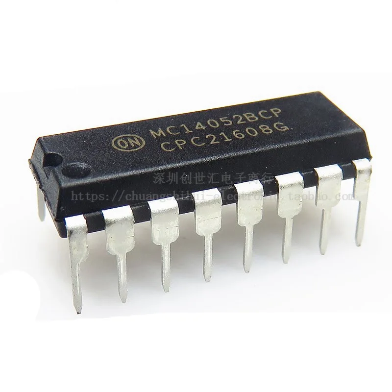 

New original MC14052BCP MC14052B in-line DIP-16 demultiplexer IC chip