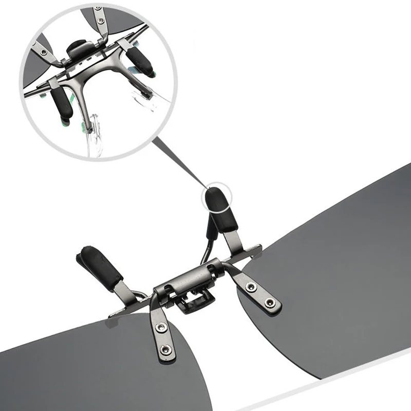 Поляризованные солнцезащитные очки с откидной клипсой для близорукости Очки