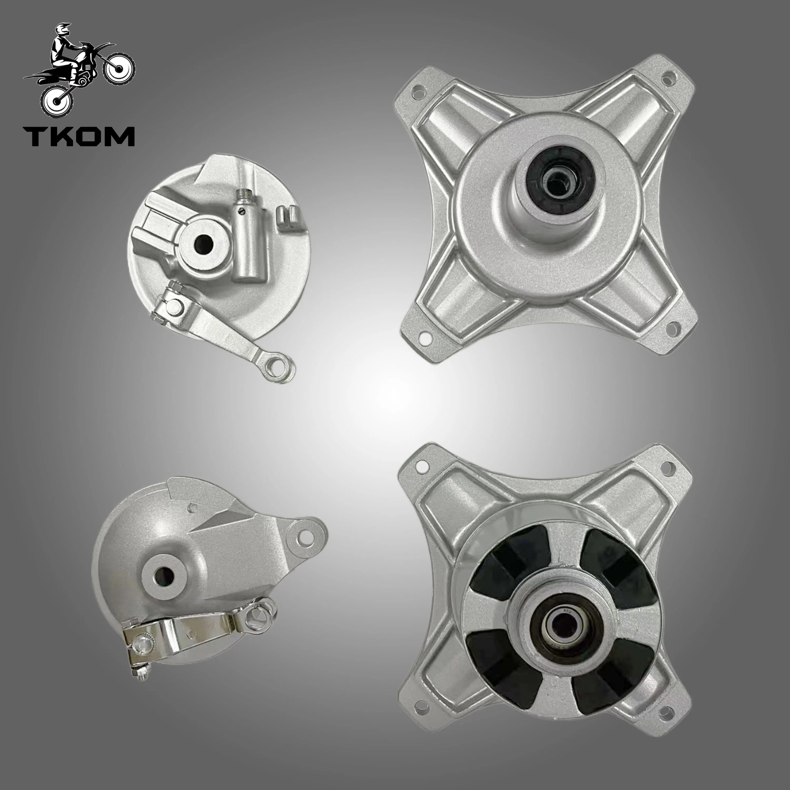 CT70 Передняя и задняя ступица с комплектом тормозных крышек Ступица Барабанные