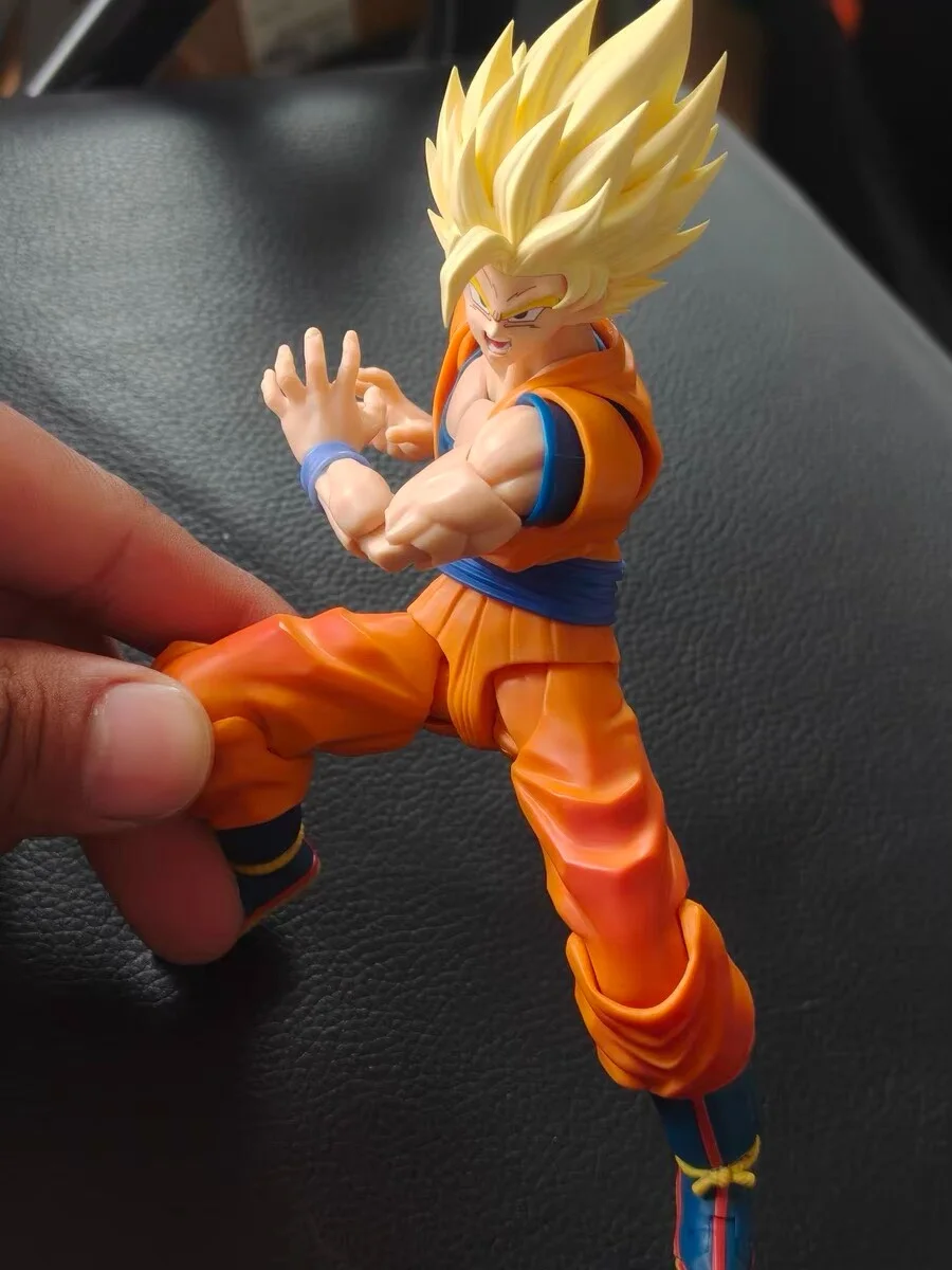 Фото Реплика головы Гоку Супер Сайян 2 из Dragon Ball (SSJ2) Dko Ko, в наличии, скульптура, аниме, фигурка, аксессуар, модель, игрушка, подарок №3