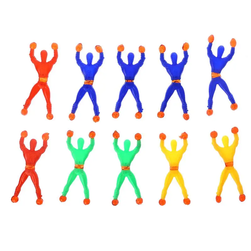 

30PCS/Set Funny Stretchy Climb Sticky Toys Flexible Flip Squishy Man Sticky Wall Toys For Children Birthday Xmas Gifts
